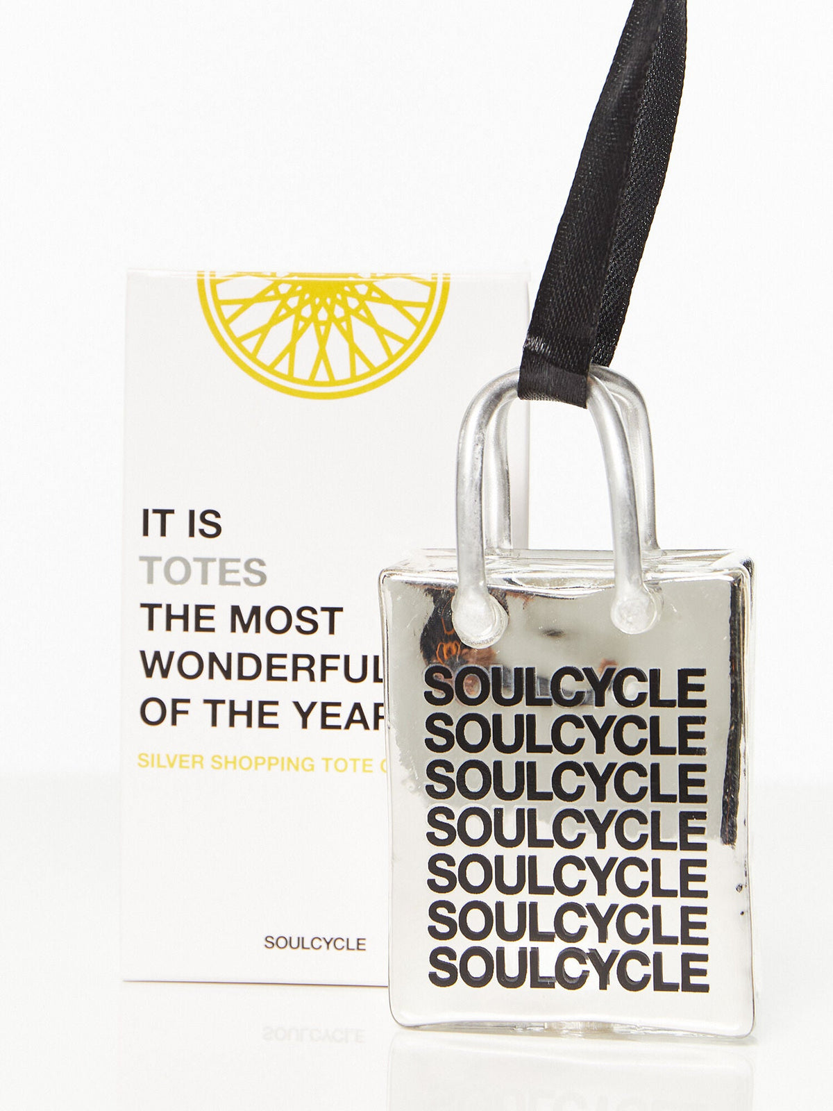 SILVER SHOPPER ORNAMENT