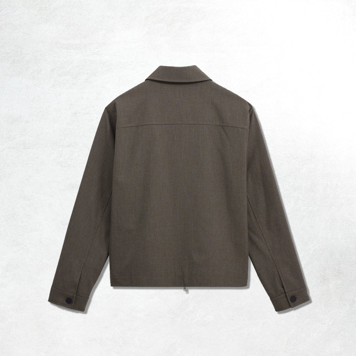 Wax London Eldon Micro Puppytooth Jacket: Brown