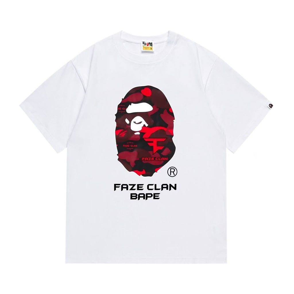 BAPE FaZe Clan Ape Head Graphic T-Shirt