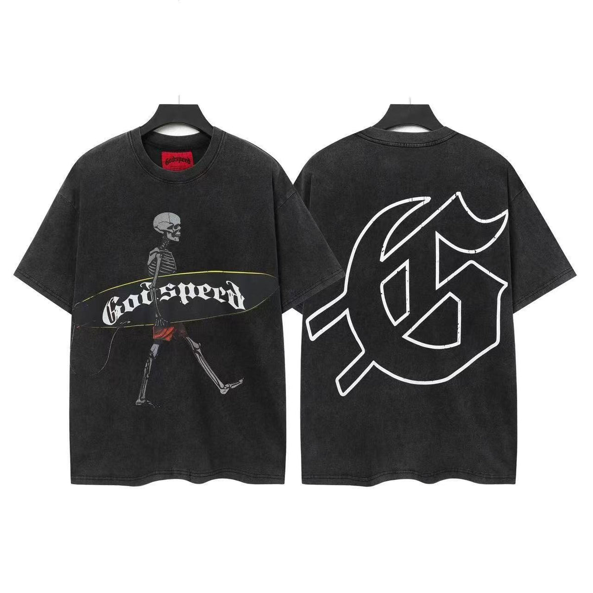 Godspeed Skeleton Graphic Short-Sleeve T-Shirt
