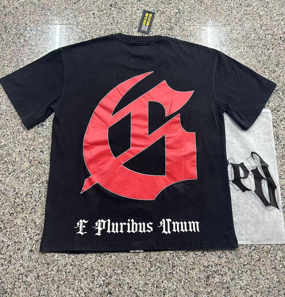 Godspeed Washed Black Rock Graphic T-Shirt
