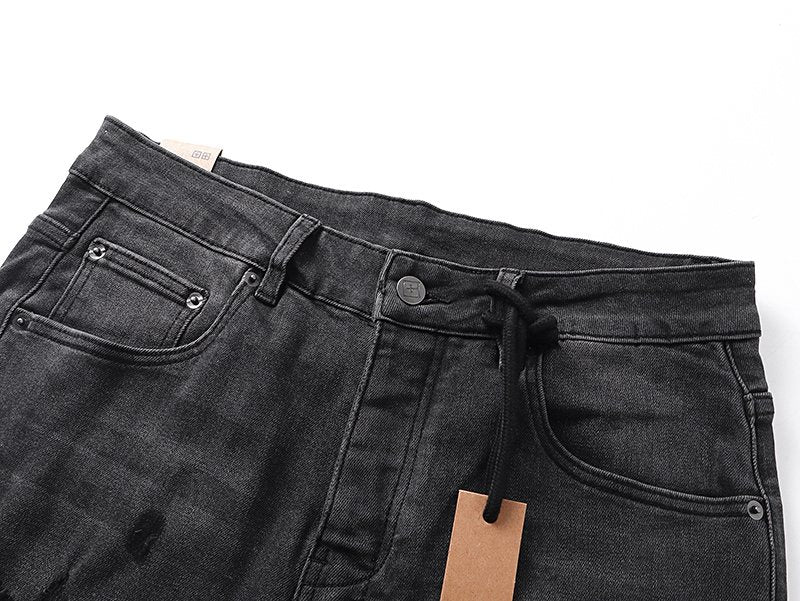 Ksubi Slim Tapered Graphic Jeans - Black