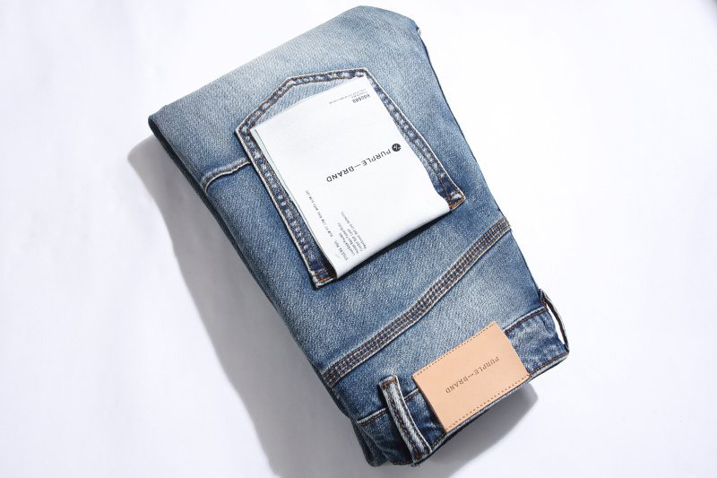 Purple Brand Distressed Blue Jeans