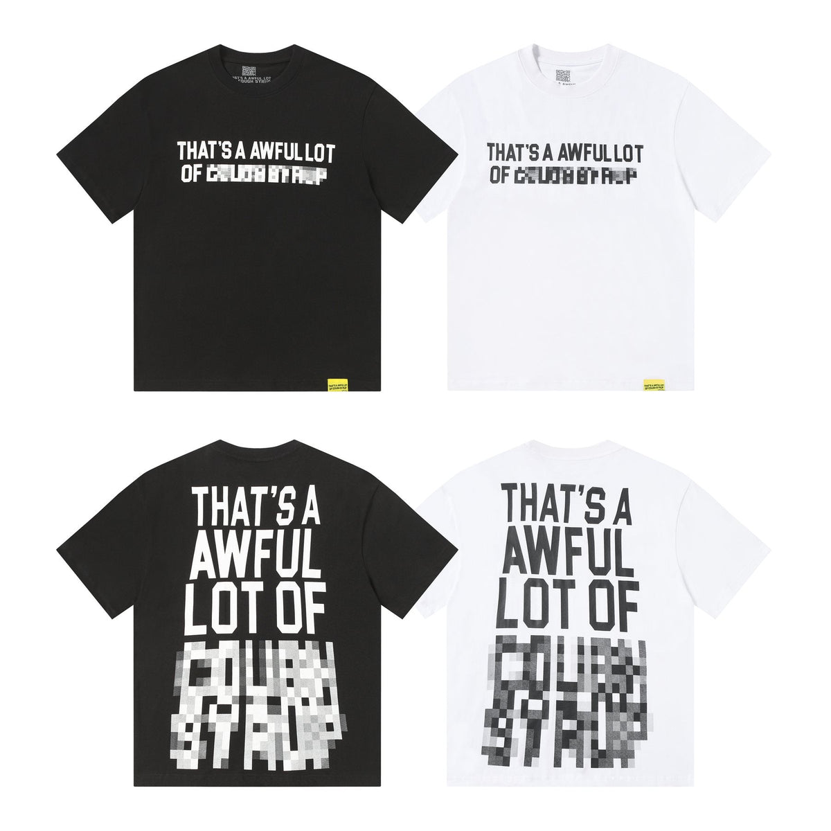 THAT'S A AWFUL LOT OF COUGH SYRUP Back Text Graphic T-Shirt