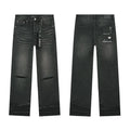 Purple Brand Black Distressed Washed Denim Jeans