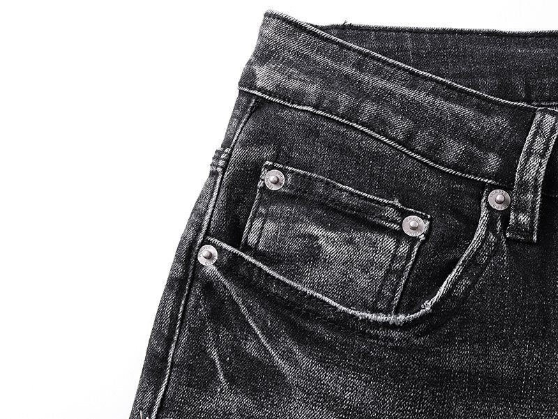 Purple Brand Floral Embroidered Flared Jeans