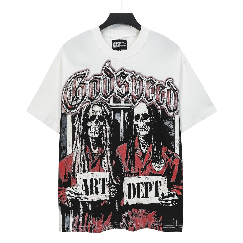Godspeed Art Dept Skull Graphic T-Shirt