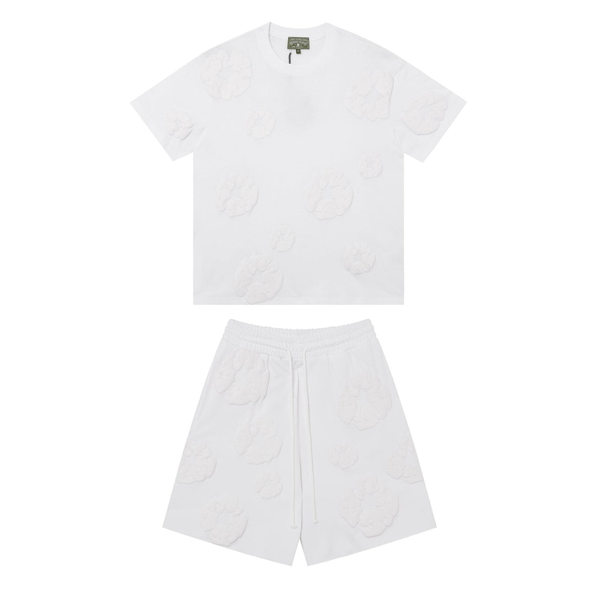 DENIM TEARS All-Over Flower Short-Sleeve Set