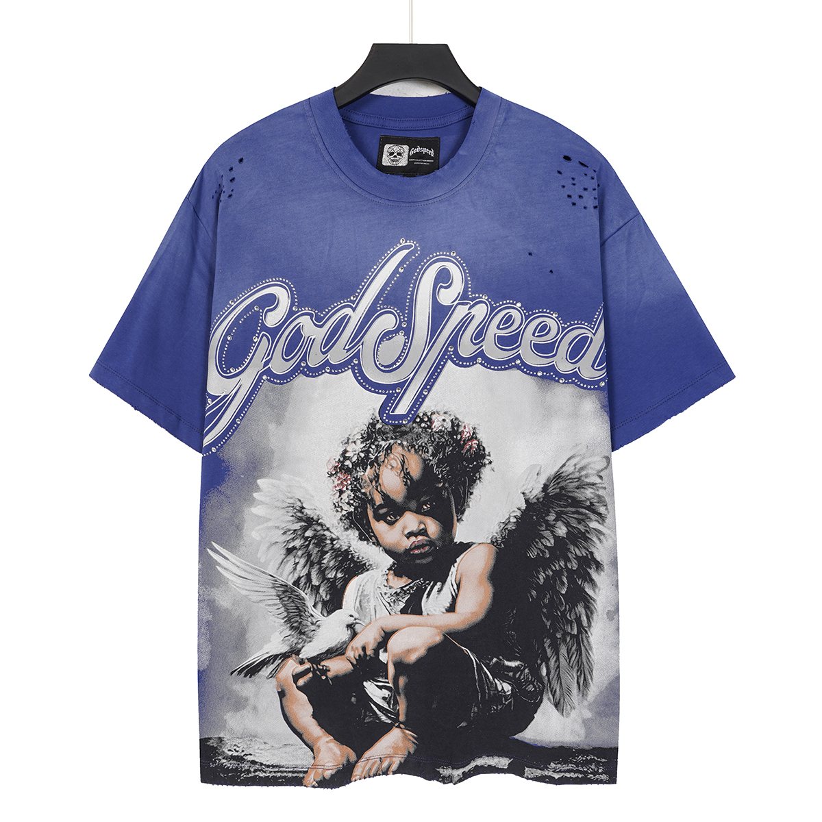 Godspeed Distressed Washed Graphic T-Shirt