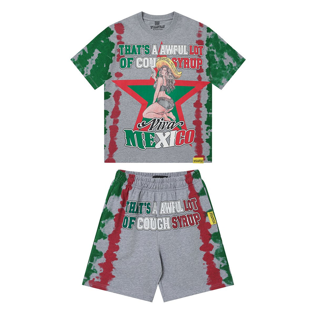 THAT'S A AWFUL LOT OF COUGH SYRUP Cowgirl Graphic Short-Sleeve Set