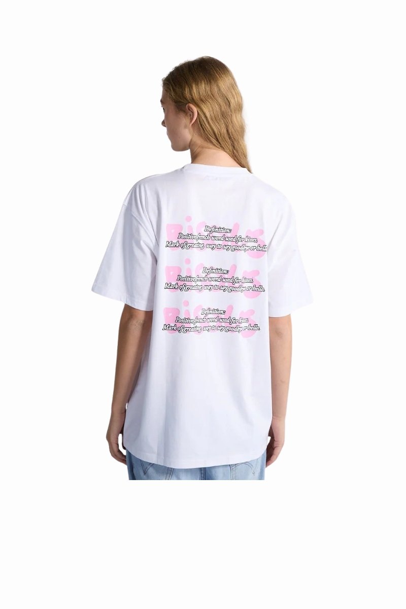 BISOUS SKATEBOARDS BODY LANGUAGE T-SHIRT White