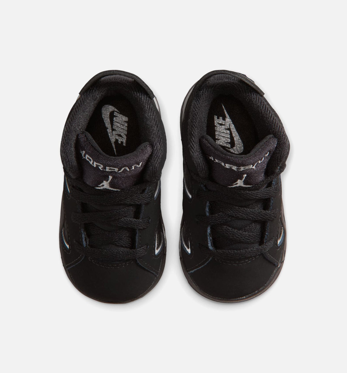 Air Jordan 6 Cap & Gown Infant & Toddler Lifestyle Shoes - Black/Reflective Silver
