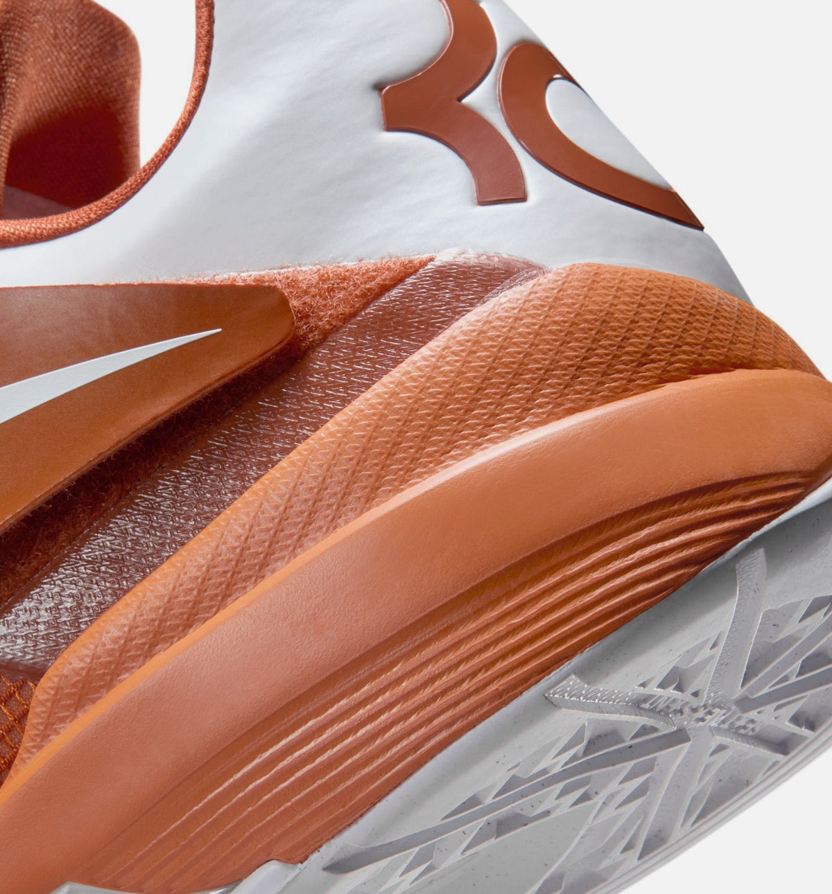 Zoom KD 4 Texas Longhorns Men's Lifestyle Shoes - Desert Orange/White
