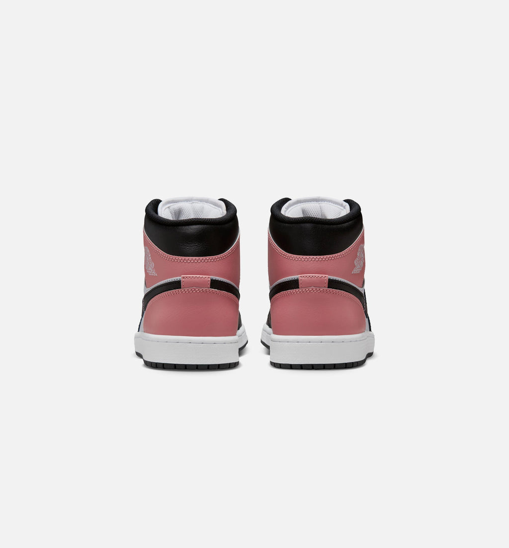 Air Jordan 1 Mid | Men's Lifestyle Shoe | White/Rust Pink/Black