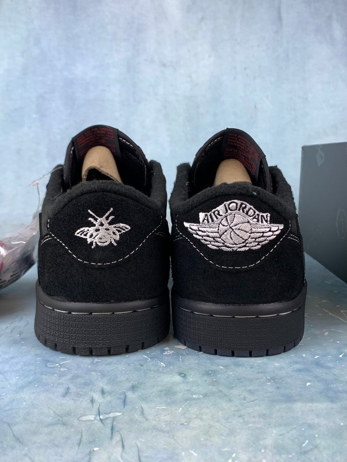 Air Jordan 1 Low Black Phantom TS Style 07 Unisex Sneakers