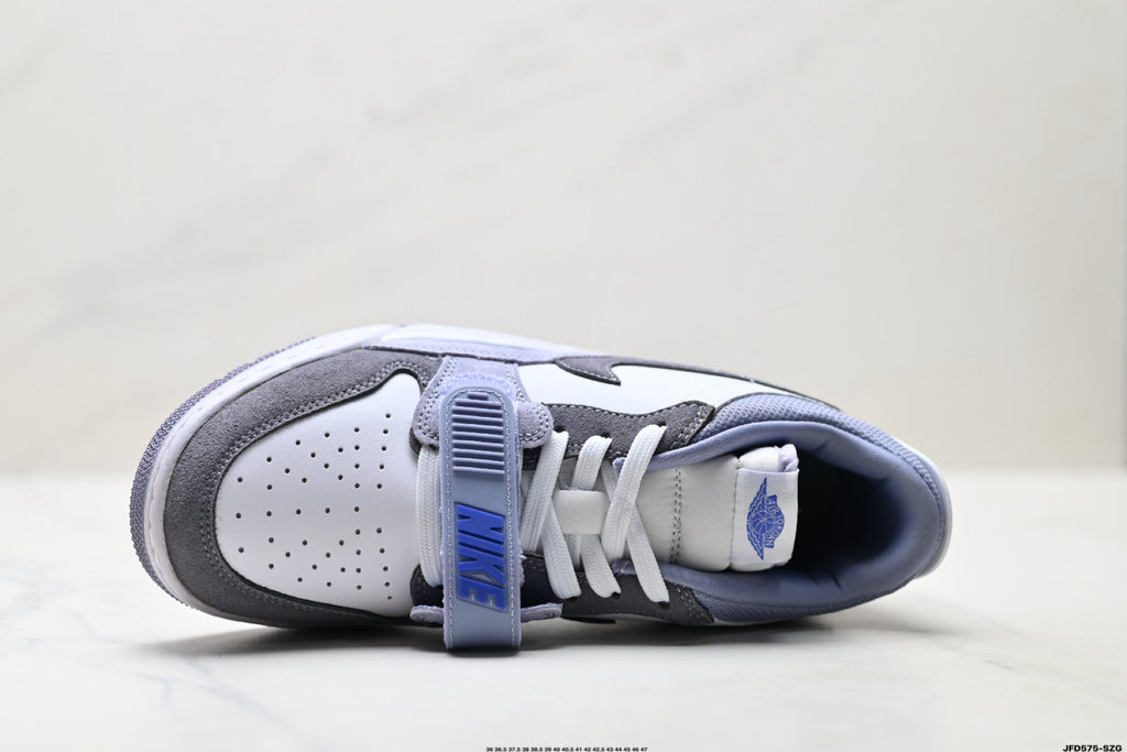 Jordan Legacy 312 Low White Wolf Grey Purple Sneakers
