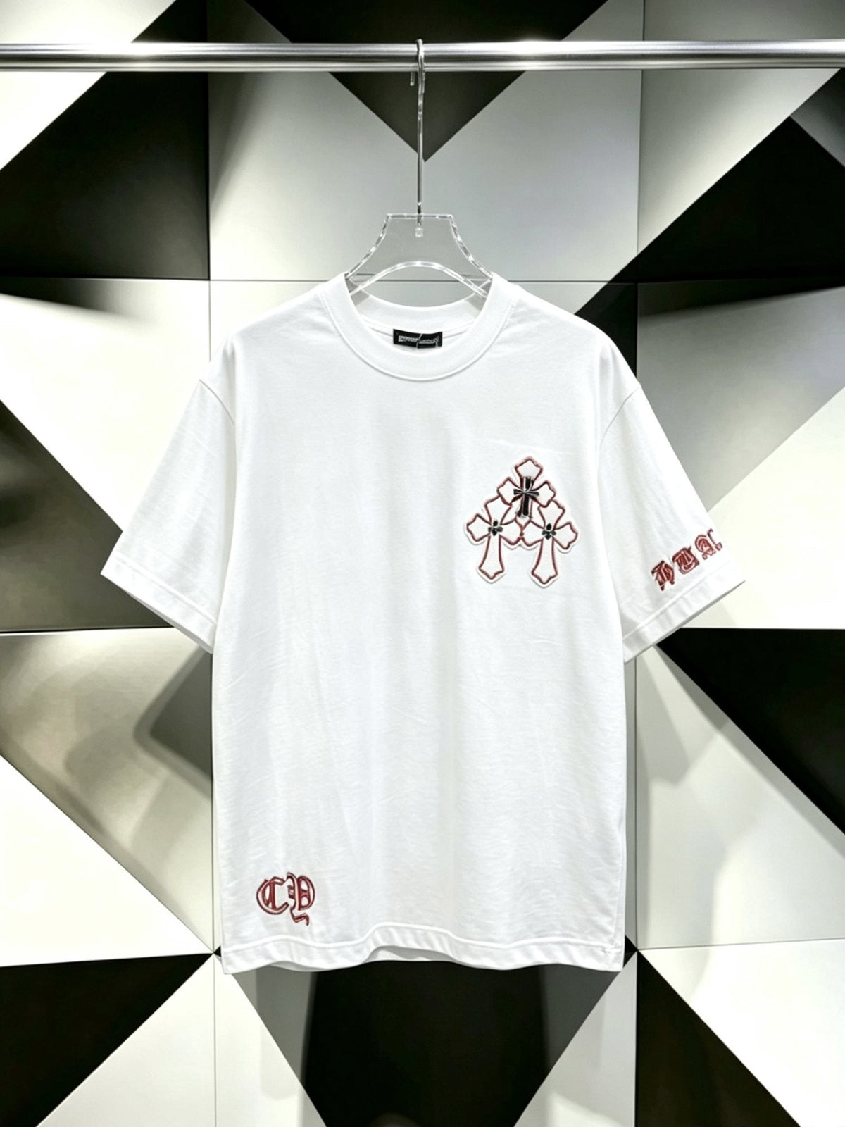 Chrome Hearts Clustered Cross Graphic T-Shirt