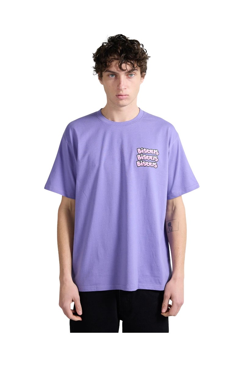 BISOUS SKATEBOARDS TONY T-SHIRT Purple