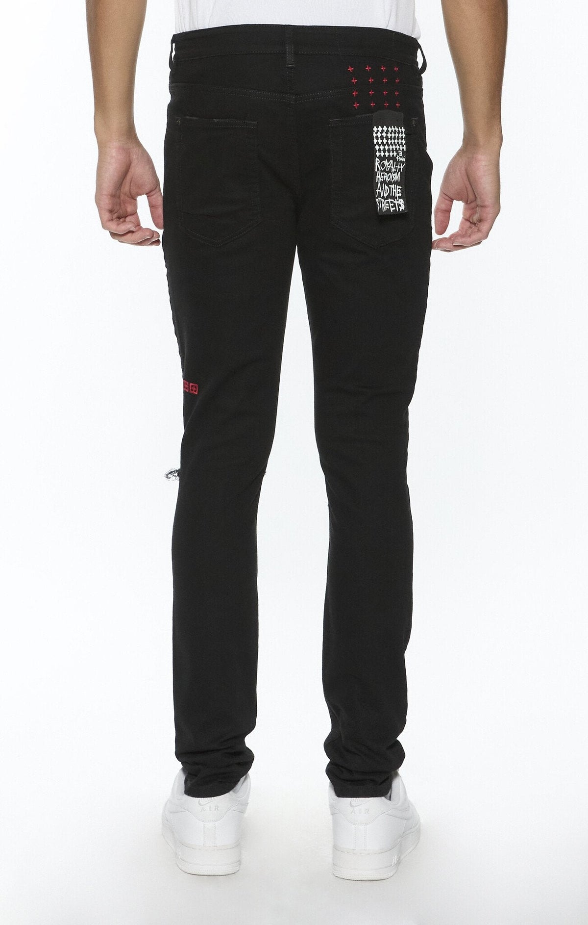 Ksubi Van Winkle Laid Black Sting Denim