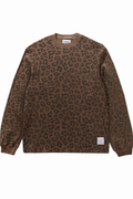 BUTTER WAFFLE L/S T-SHIRT Leopard