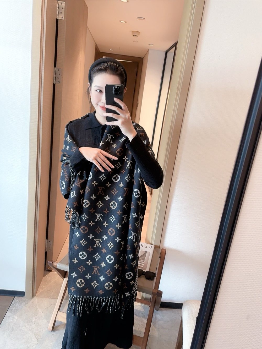 Louis Vuitton Reversible Monogram Scarf