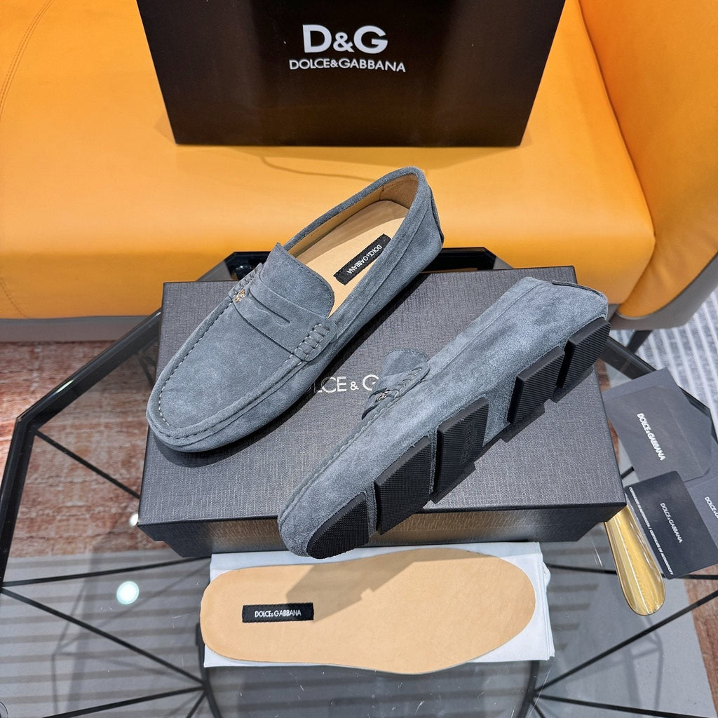 Dolce & Gabbana Moc-Toe Driving Loafers