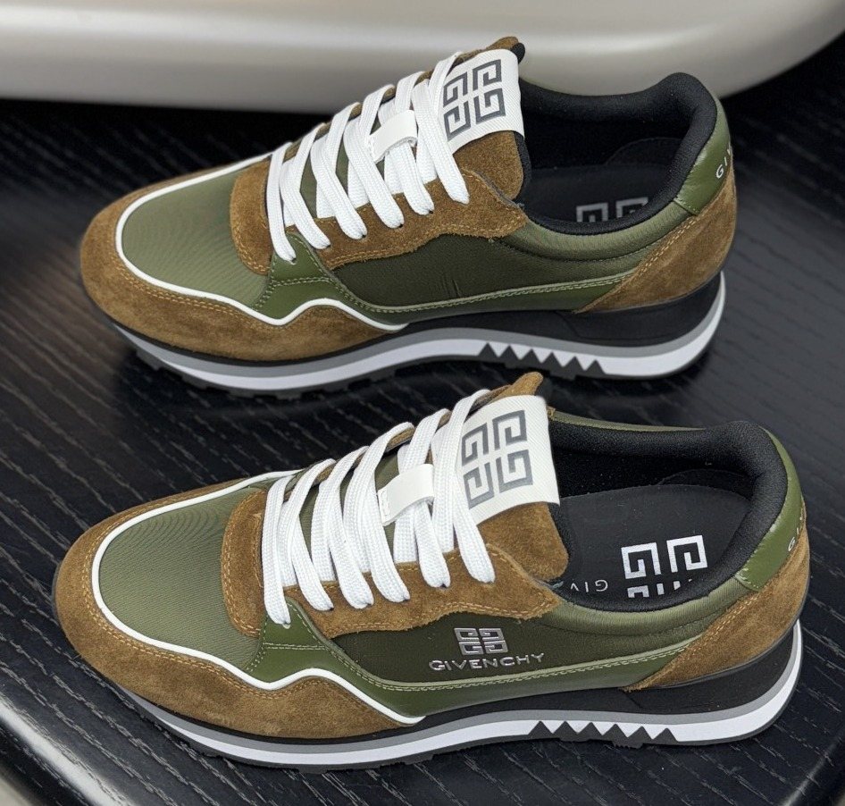 Givenchy Paneled Low-Top Sneakers