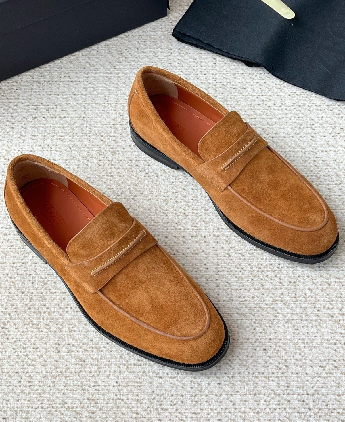 Zegna Penny Loafers