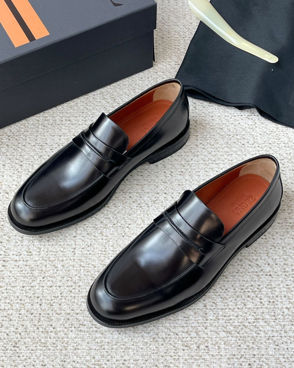 Zegna Penny Loafers