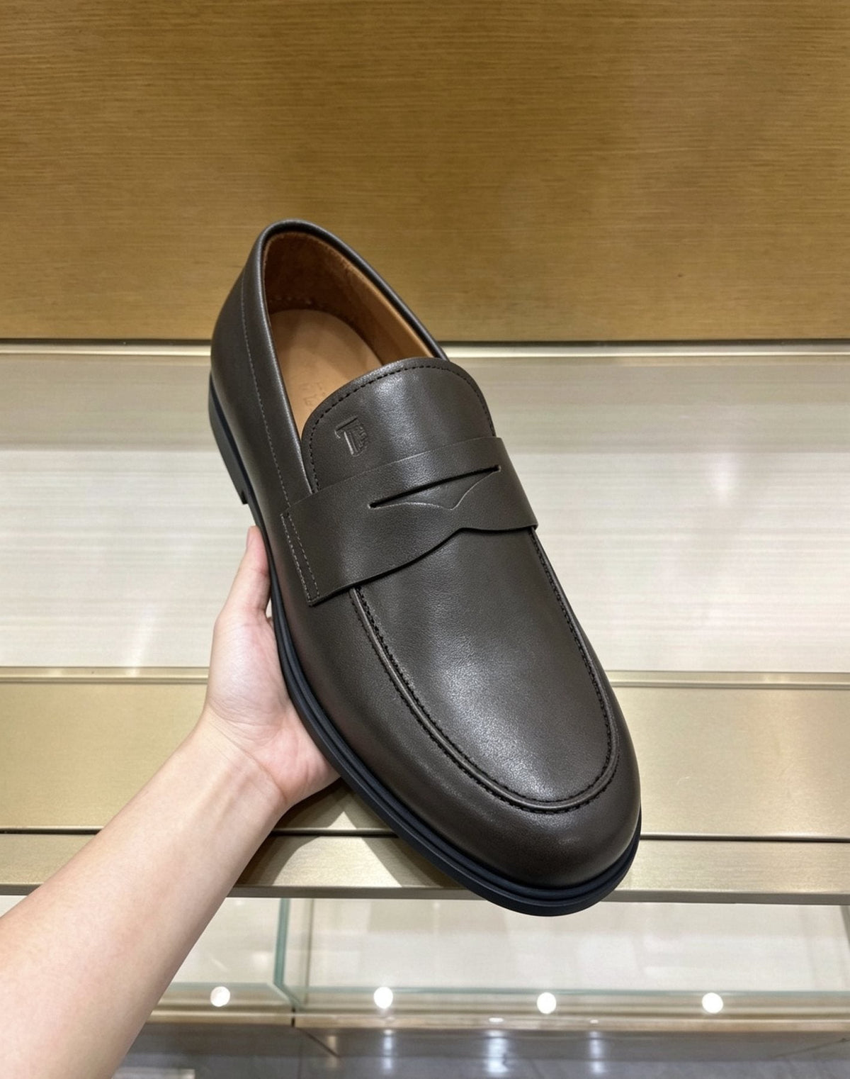 TOD'S Apron-Toe Slip-On Loafers