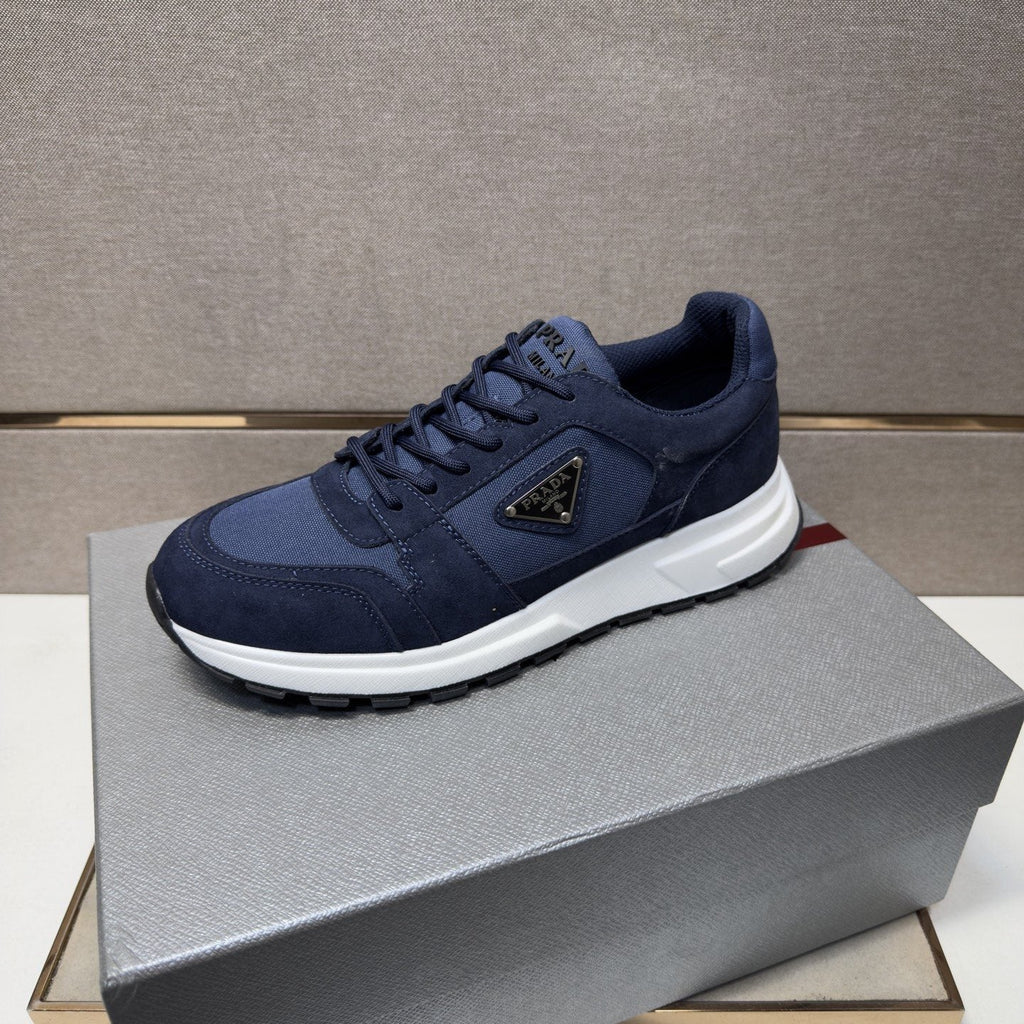 Prada Men's Paneled Low-Top Sneakers