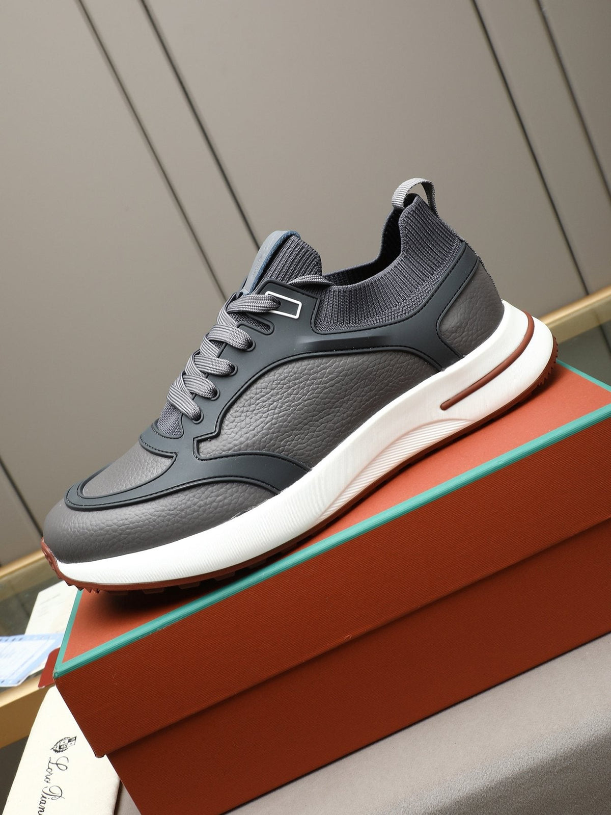 Loro Piana Paneled Low-Top Sneakers