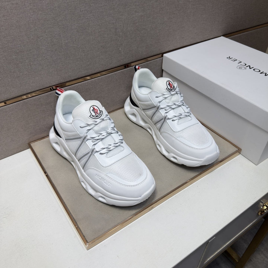 Moncler Men's Layered Lace-Up Sneakers