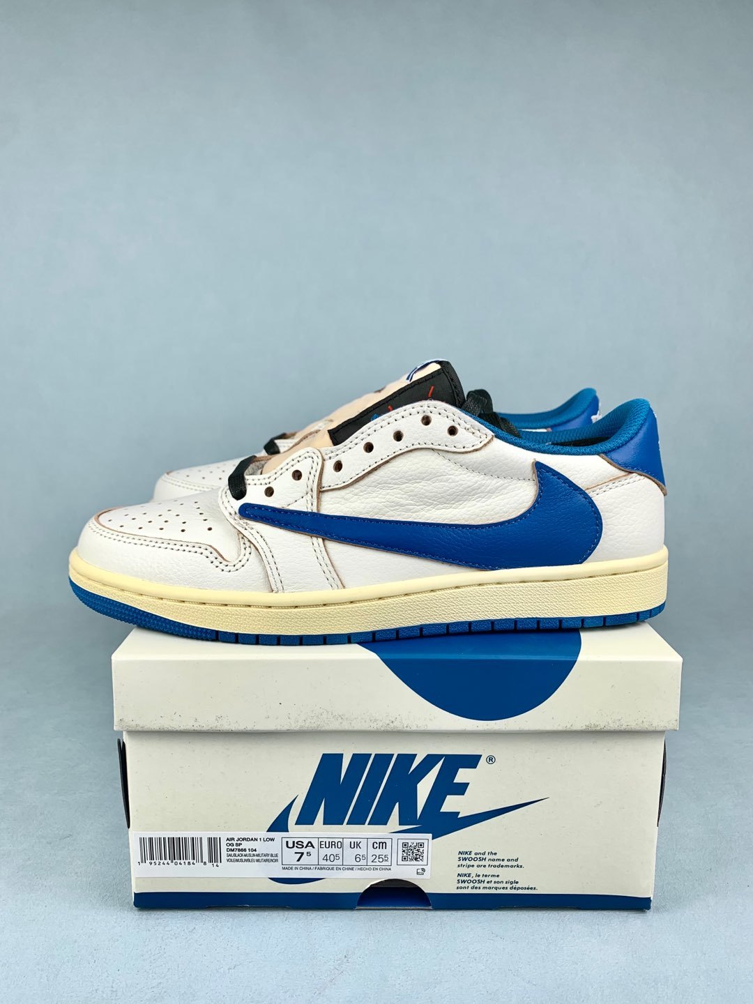 Air Jordan 1 Low OG Travis Scott Reverse Mocha Whit Unisex Sneakers DM7866-104
